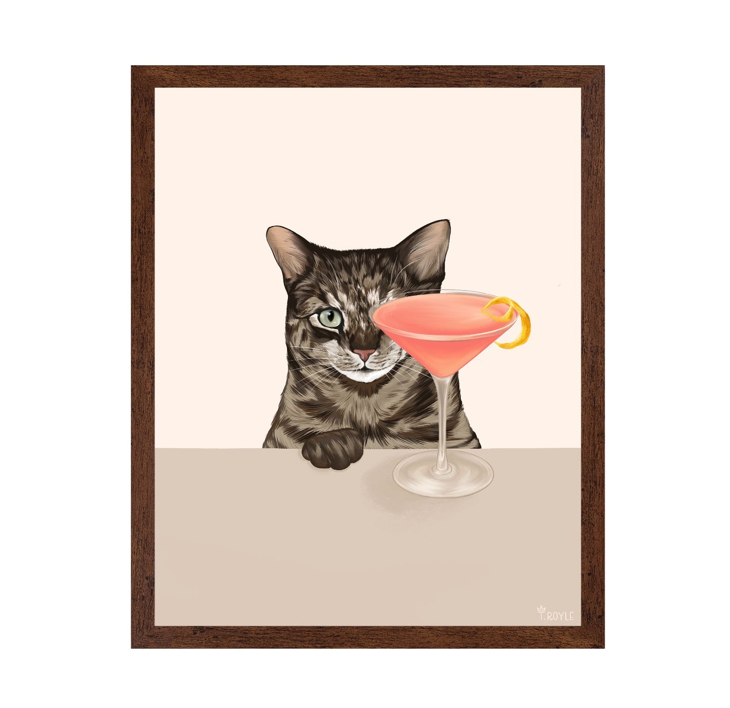 Pink Cocktail Cat