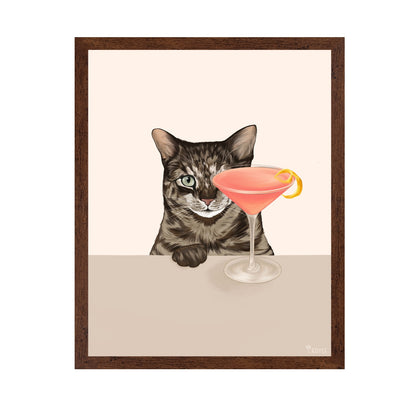 Pink Cocktail Cat