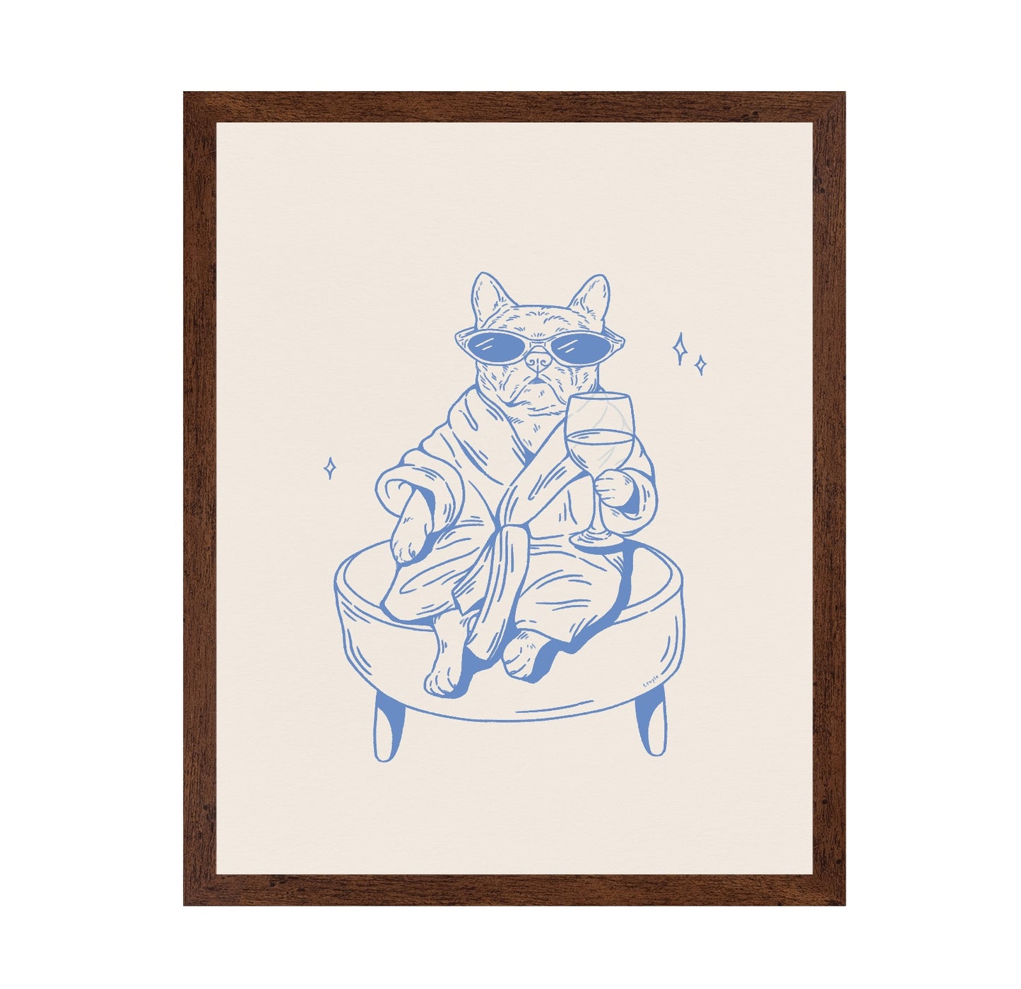 Relaxed Bulldog Wine
