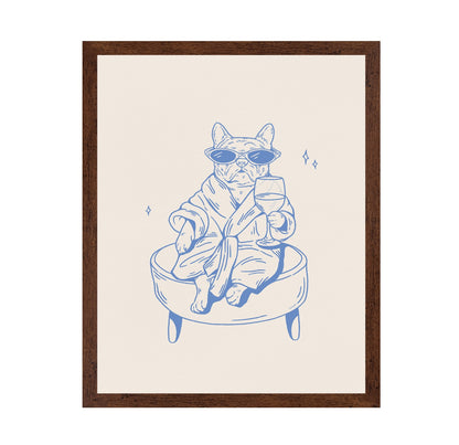 Relaxed Bulldog Wine