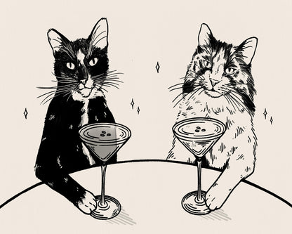 Cocktail Cats Duo