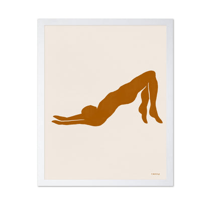 Yoga Stretch Silhouette