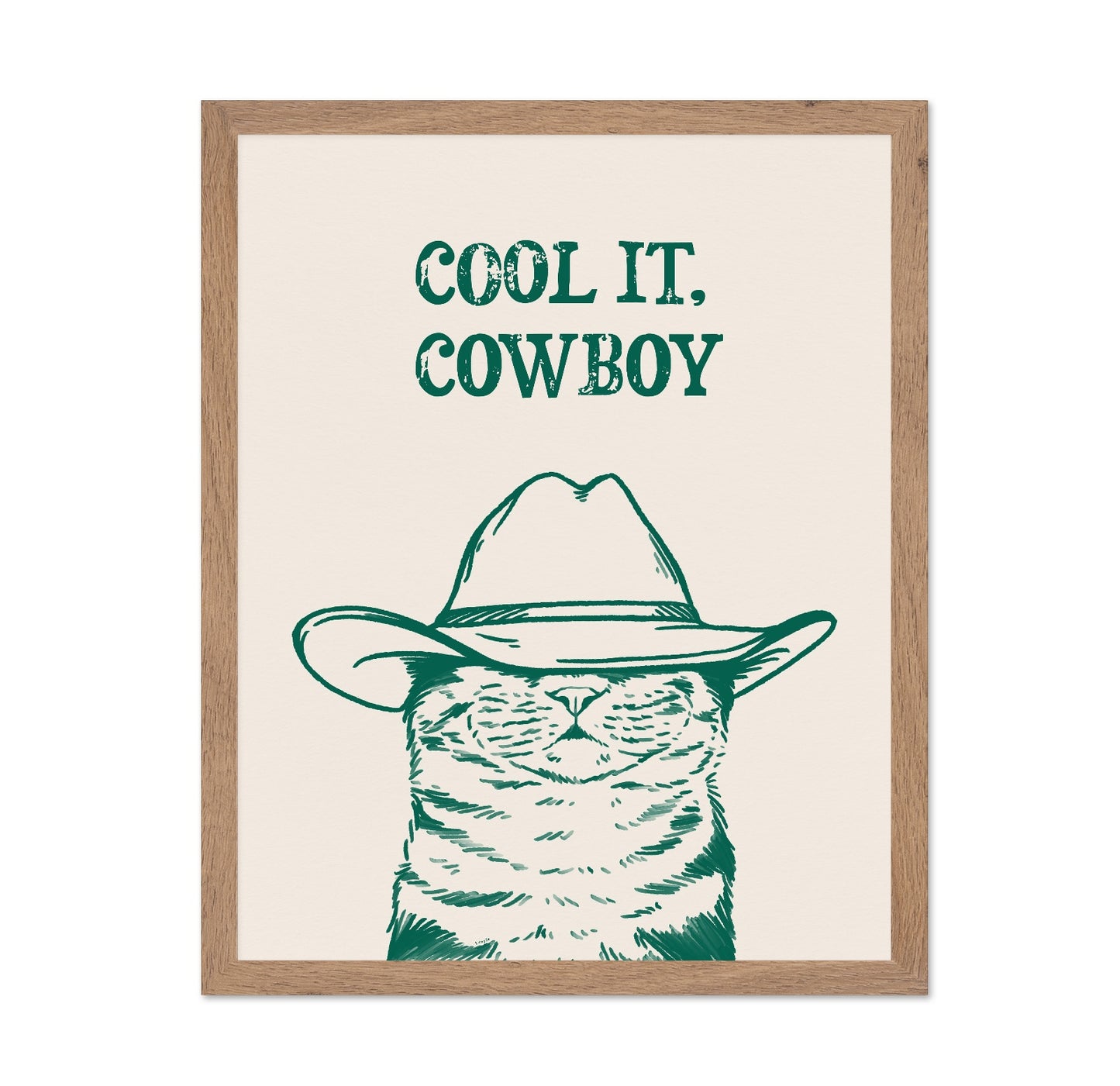 Cool It Cowboy In Green