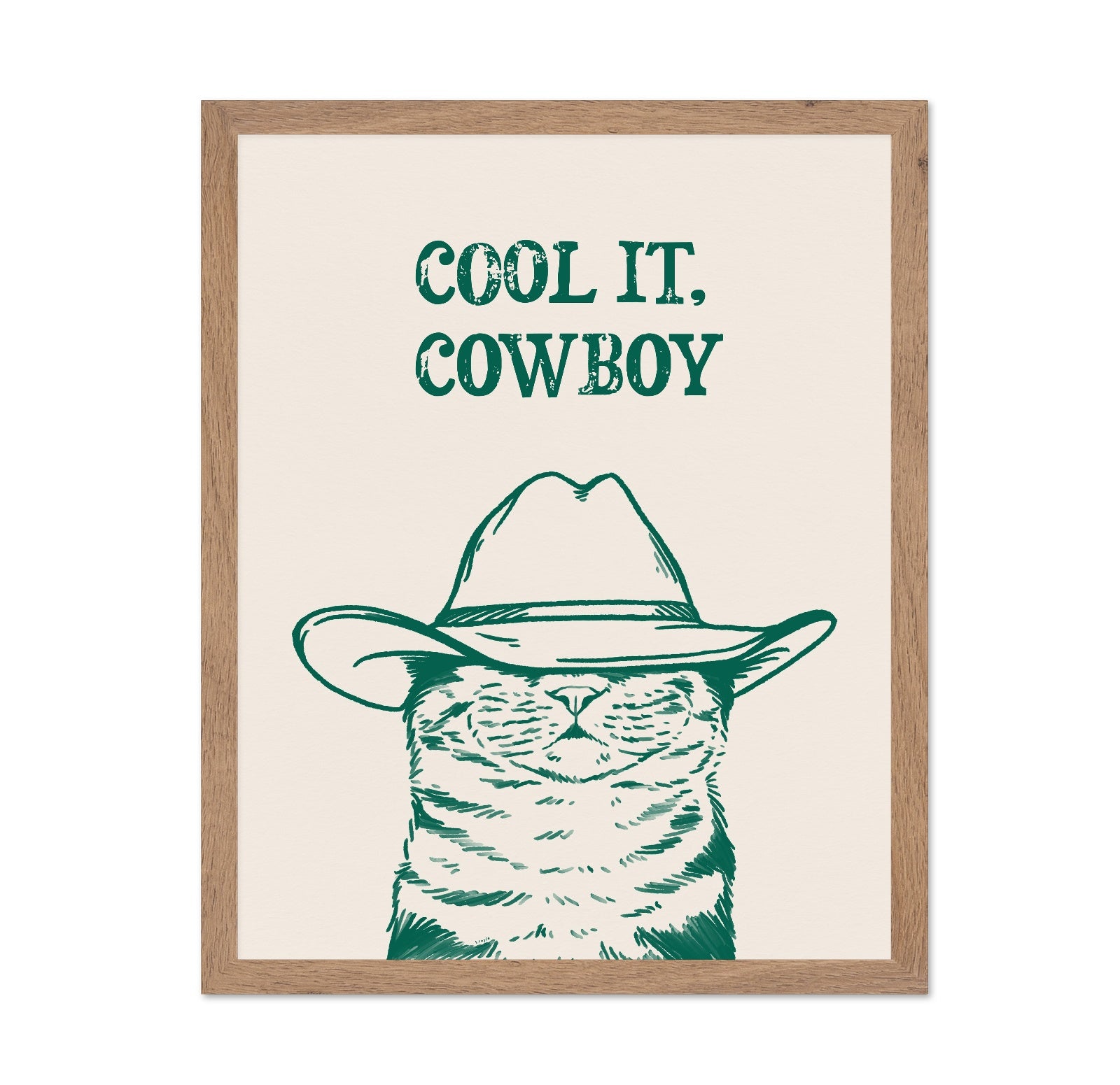 Cool It Cowboy In Green