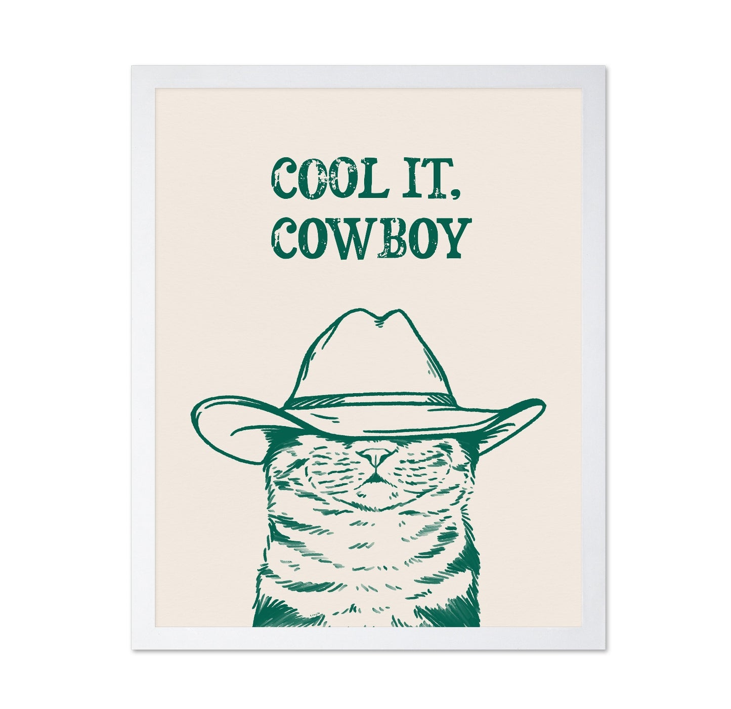 Cool It Cowboy In Green