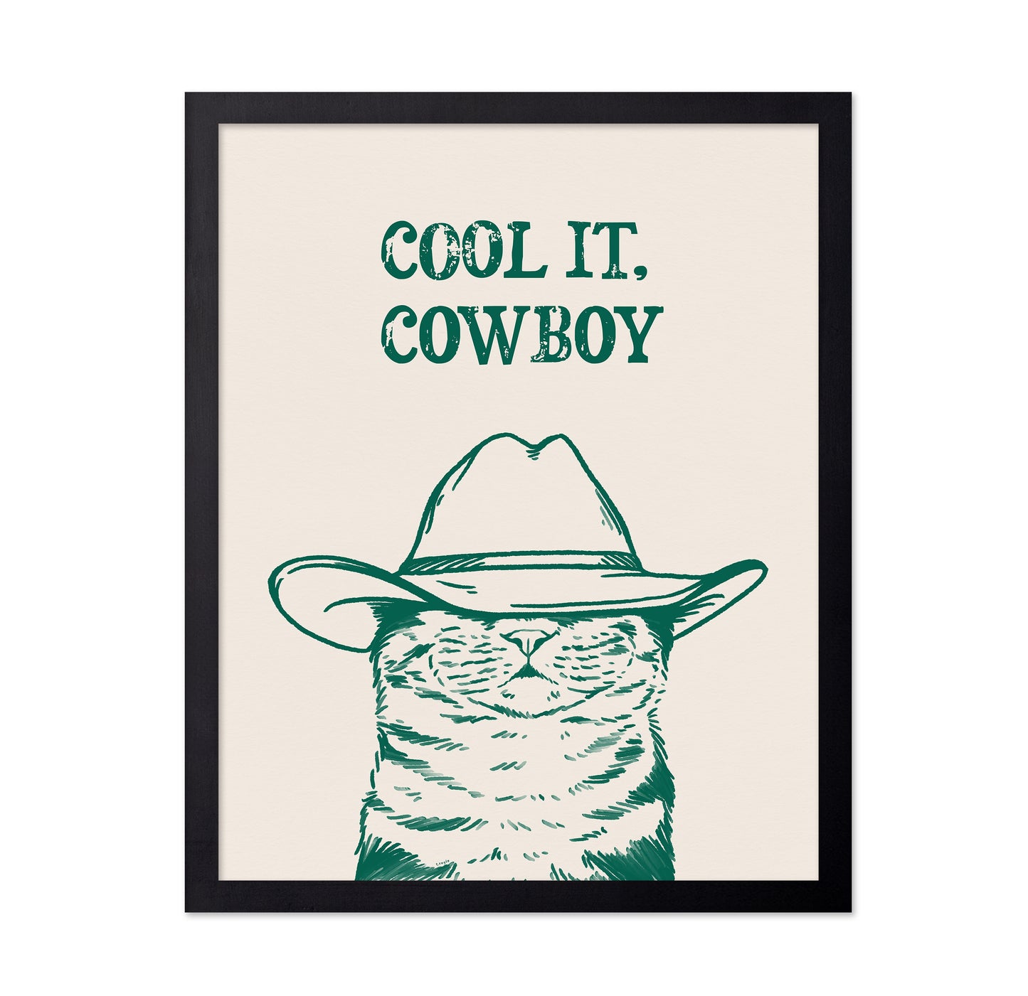 Cool It Cowboy In Green