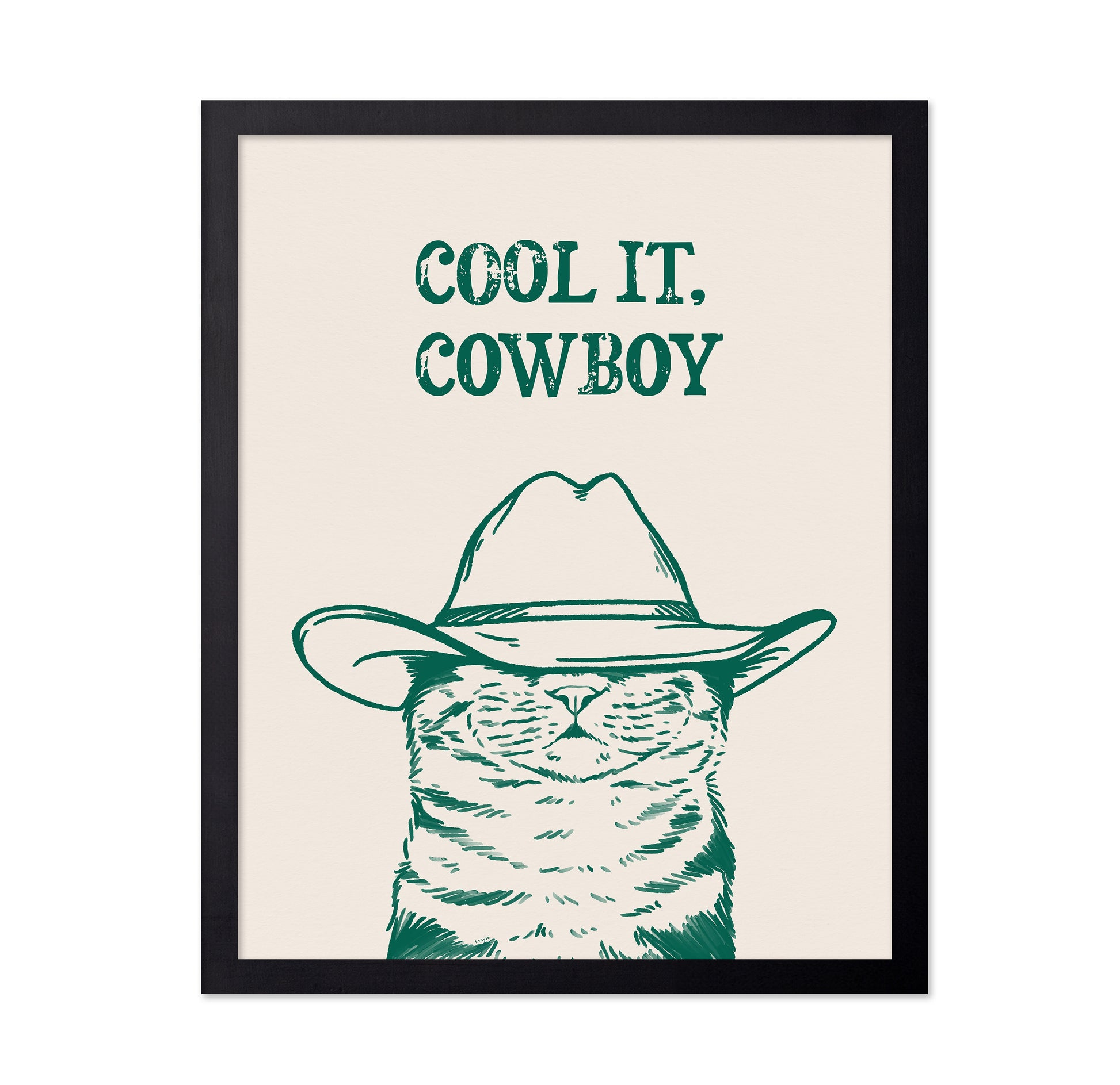 Cool It Cowboy In Green