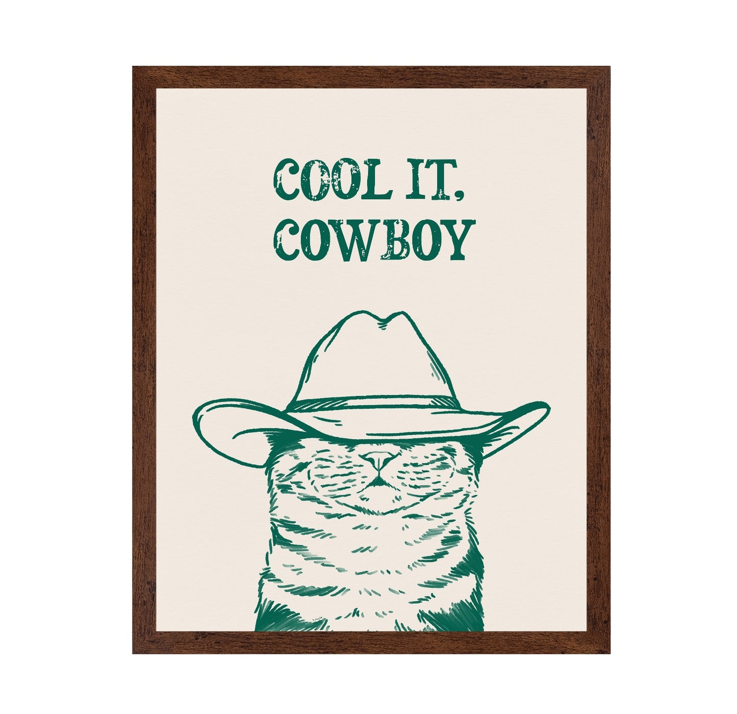 Cool It Cowboy In Green