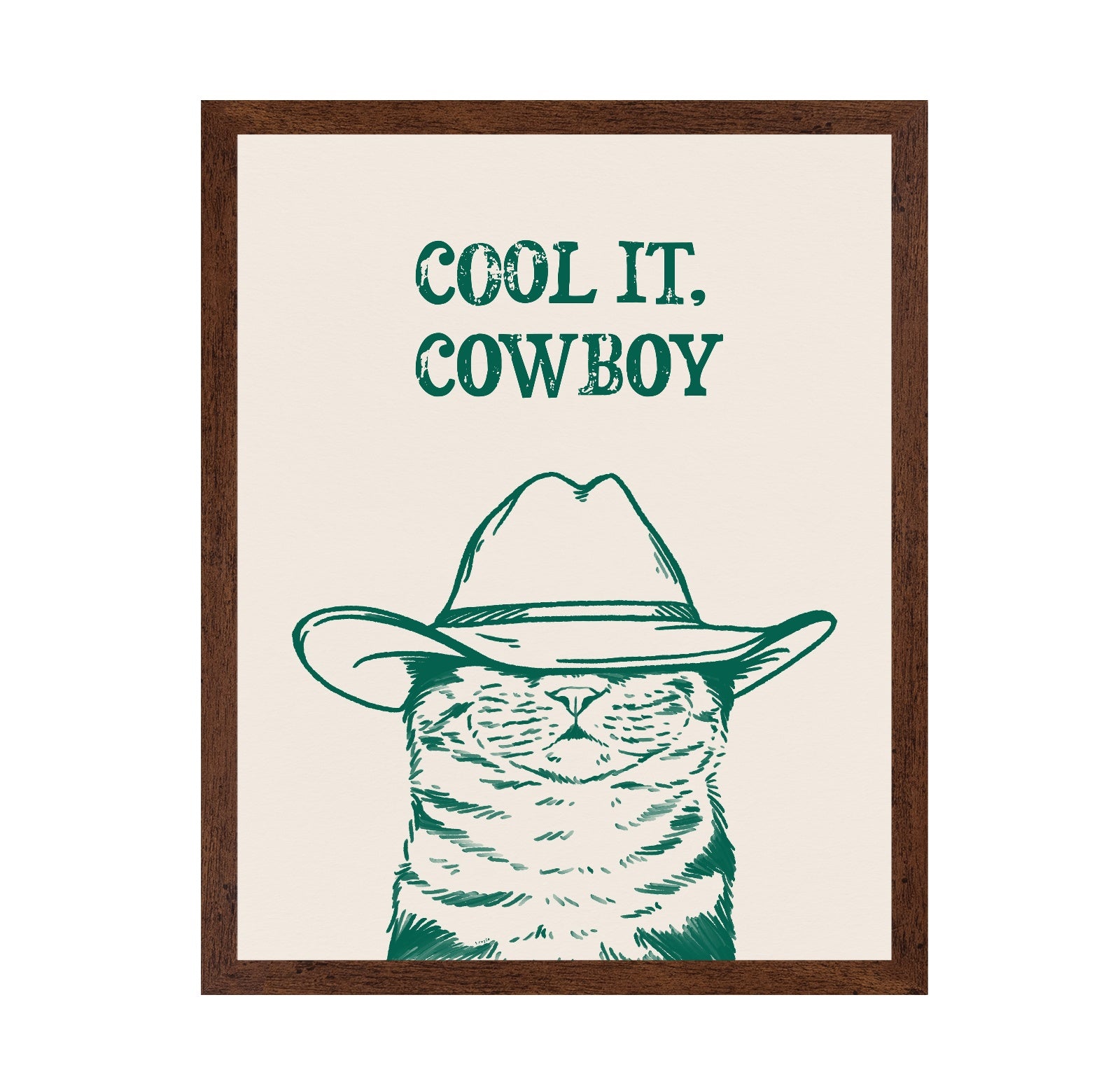 Cool It Cowboy In Green
