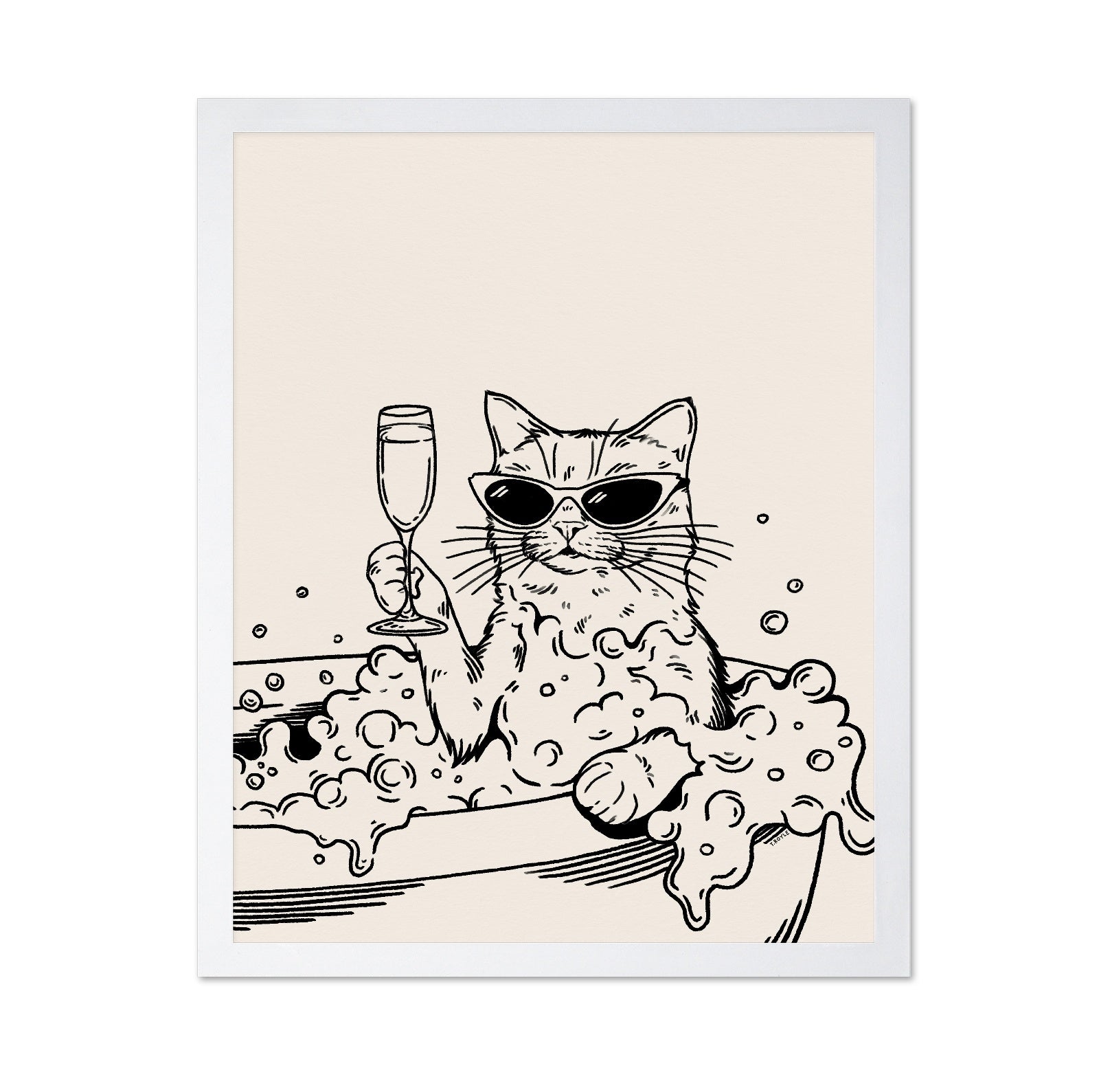 Bubble Bath Cat No2