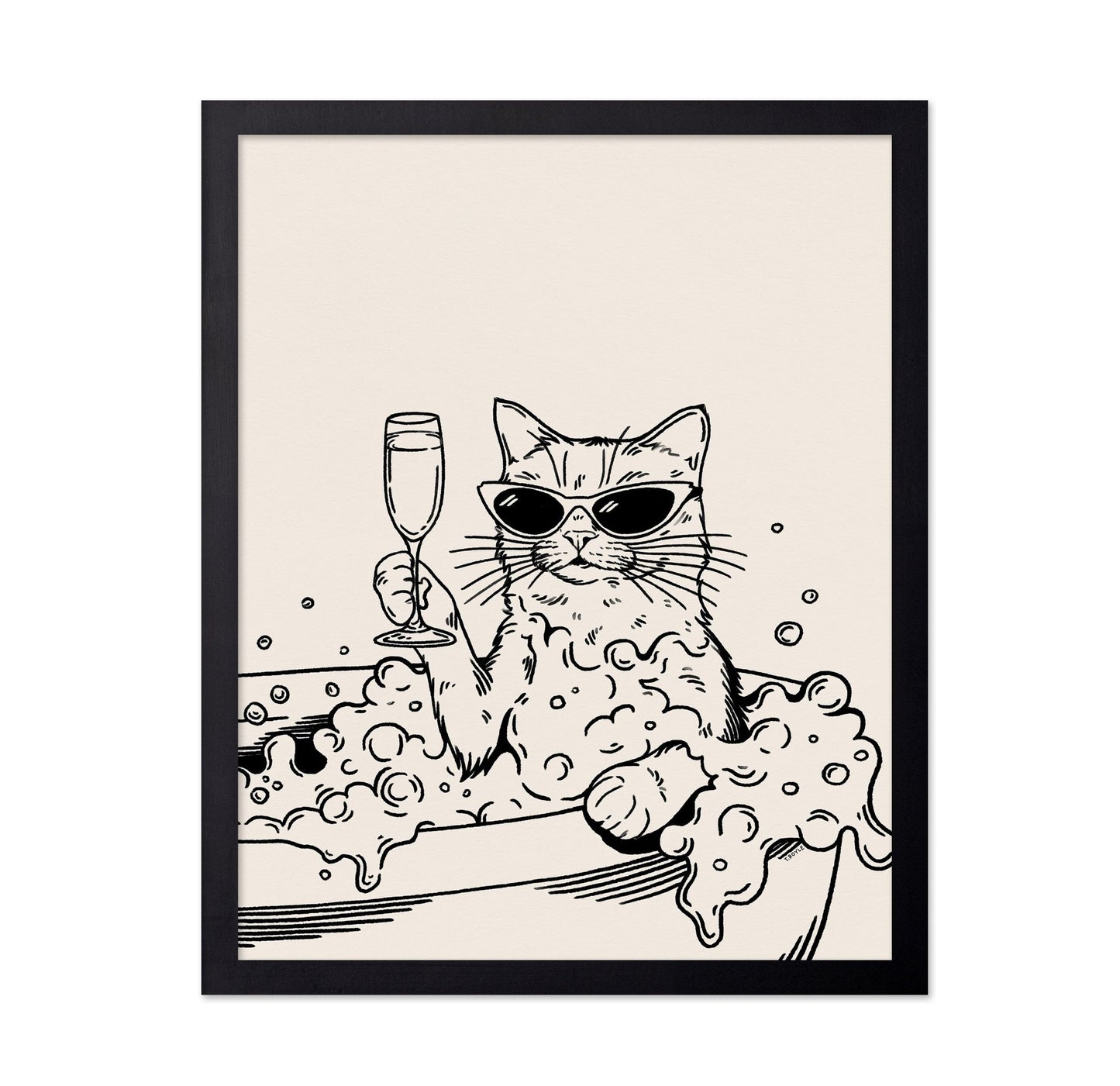Bubble Bath Cat No2