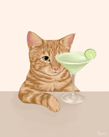 Cat With Margarita
