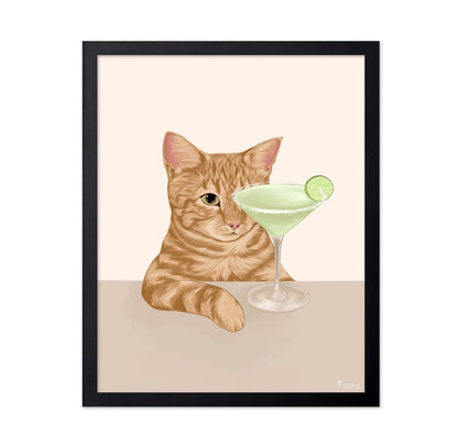 Cat With Margarita