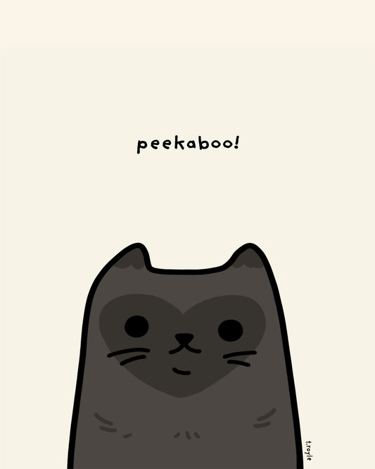 Peekaboo Cat