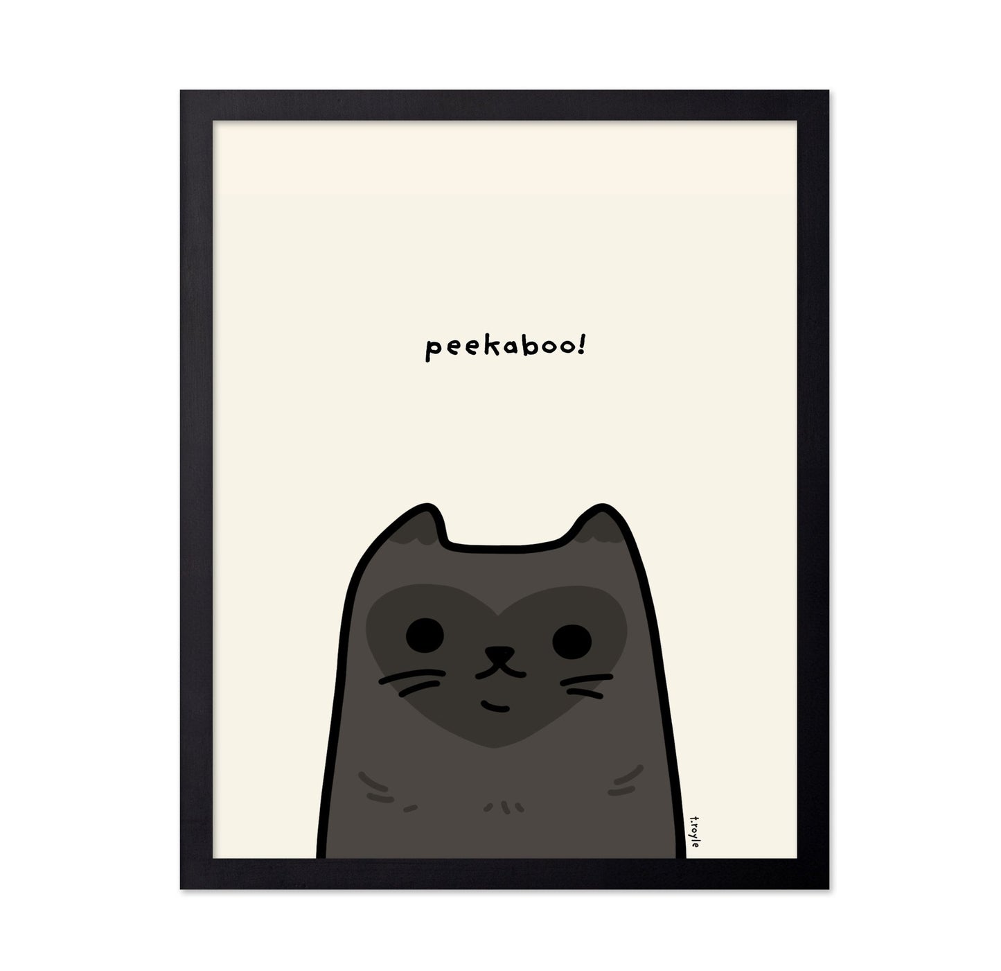 Peekaboo Cat
