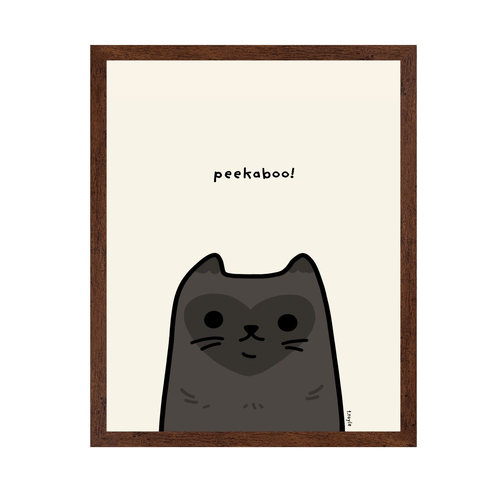 Peekaboo Cat