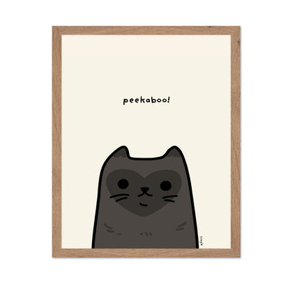 Peekaboo Cat
