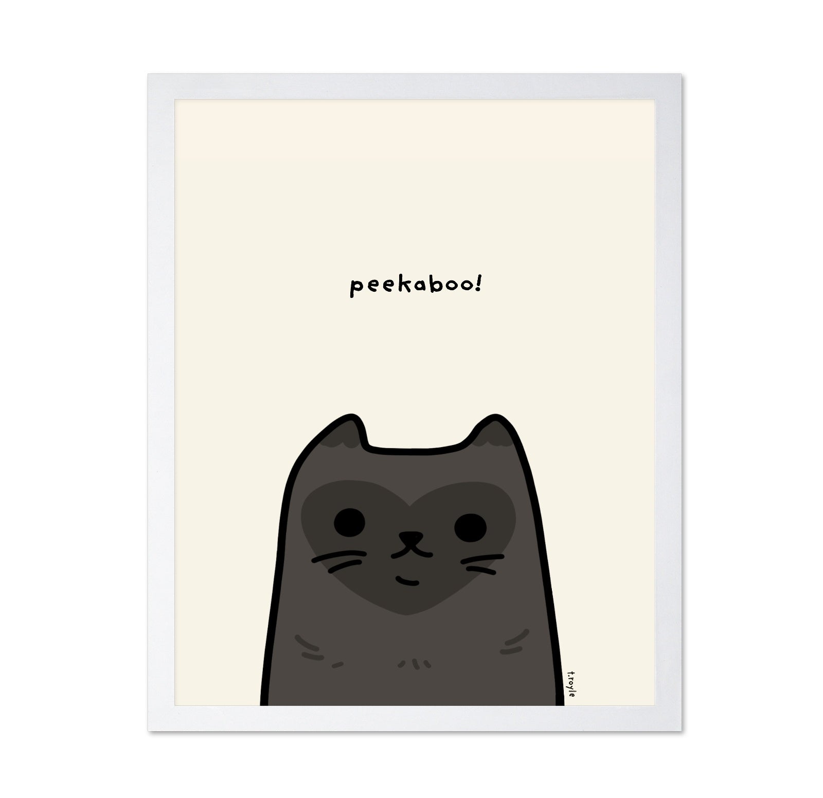 Peekaboo Cat