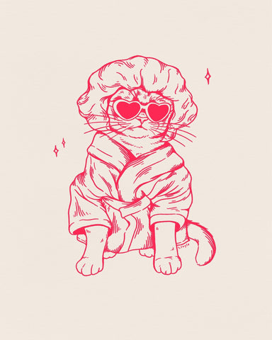 Stylish Cat In Robe