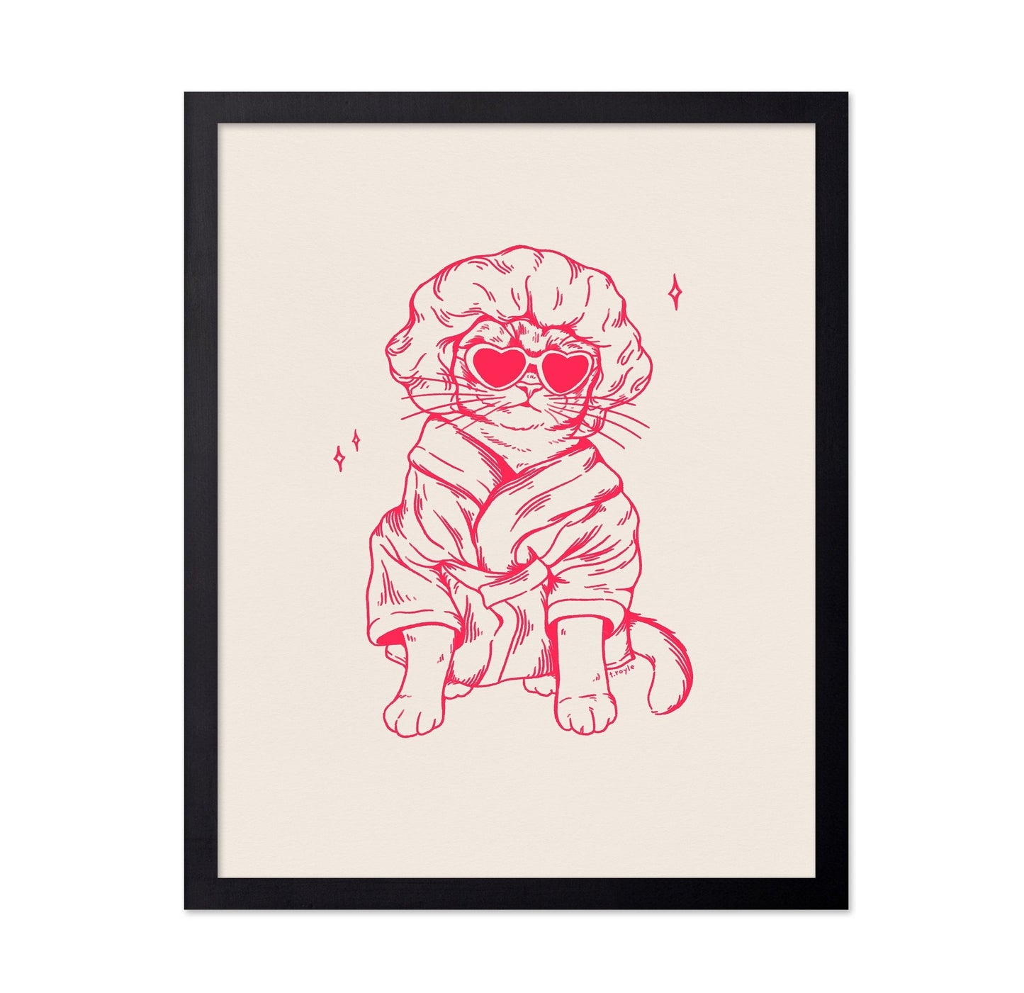 Stylish Cat In Robe