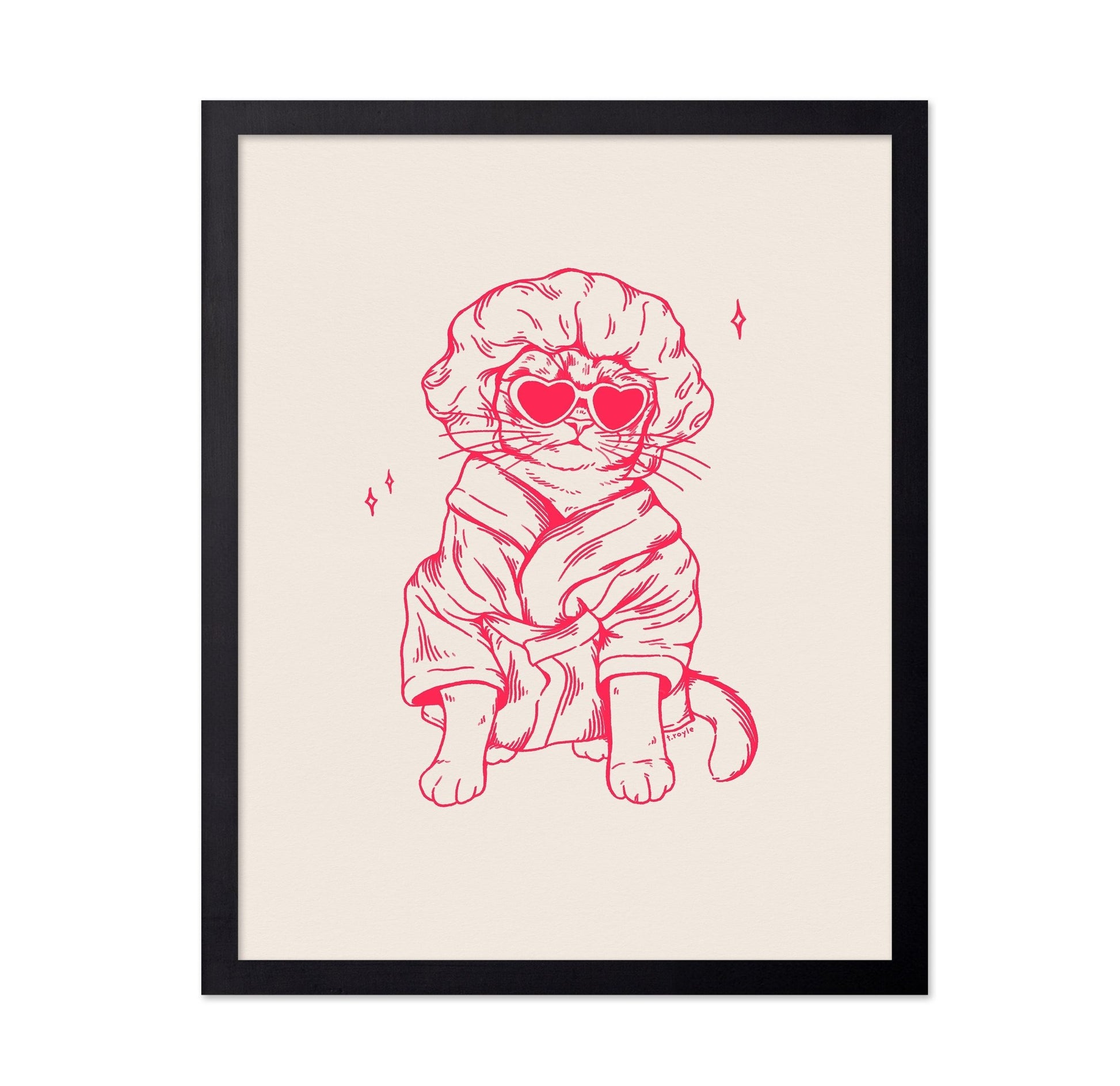 Stylish Cat In Robe
