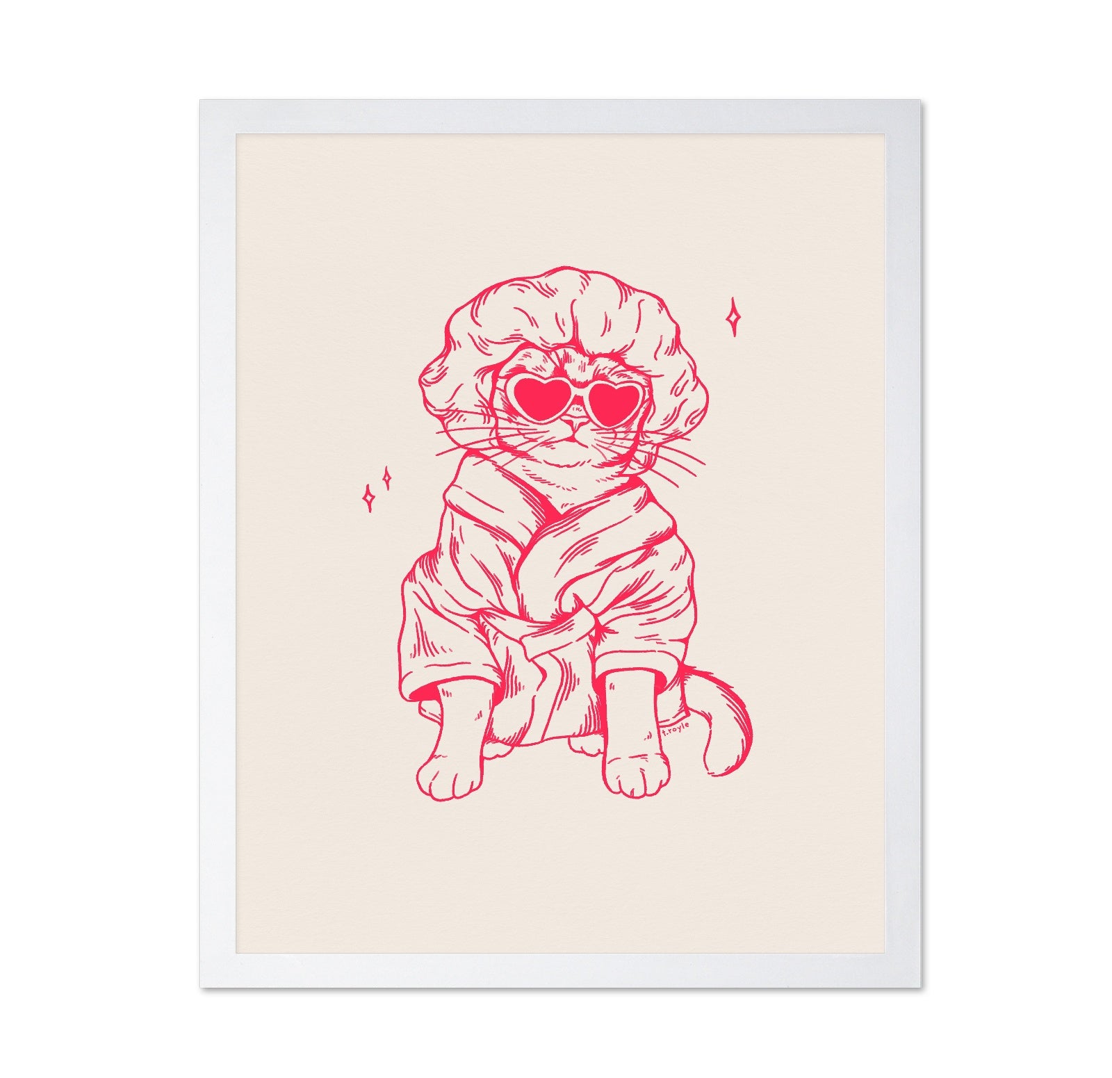 Stylish Cat In Robe