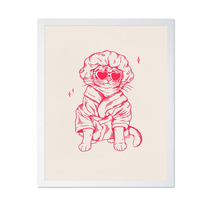 Stylish Cat In Robe