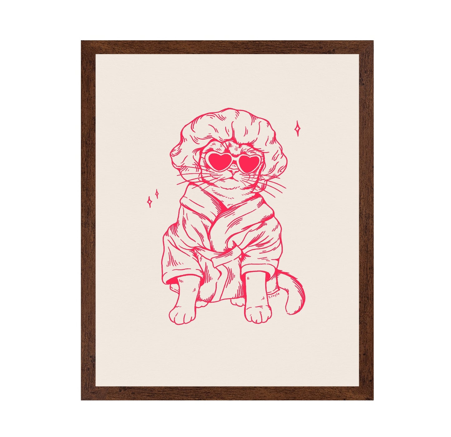 Stylish Cat In Robe