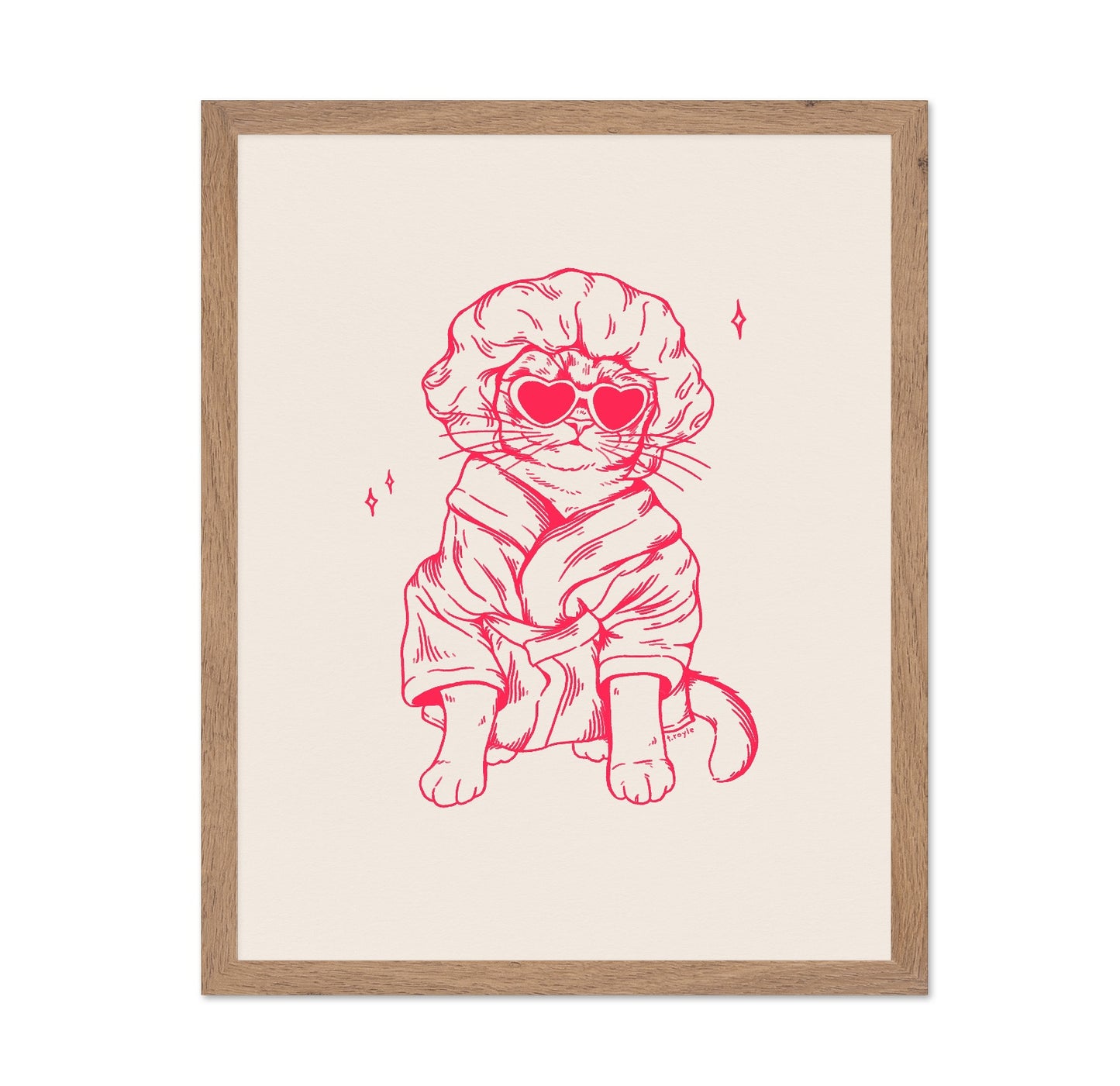 Stylish Cat In Robe