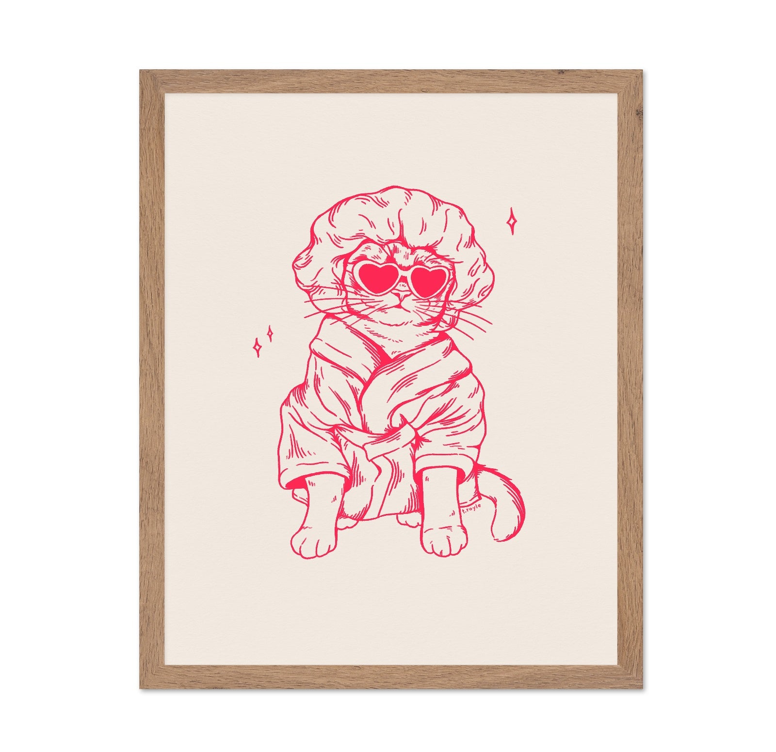 Stylish Cat In Robe