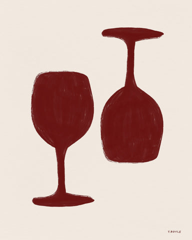 Red Wine Glass Duo