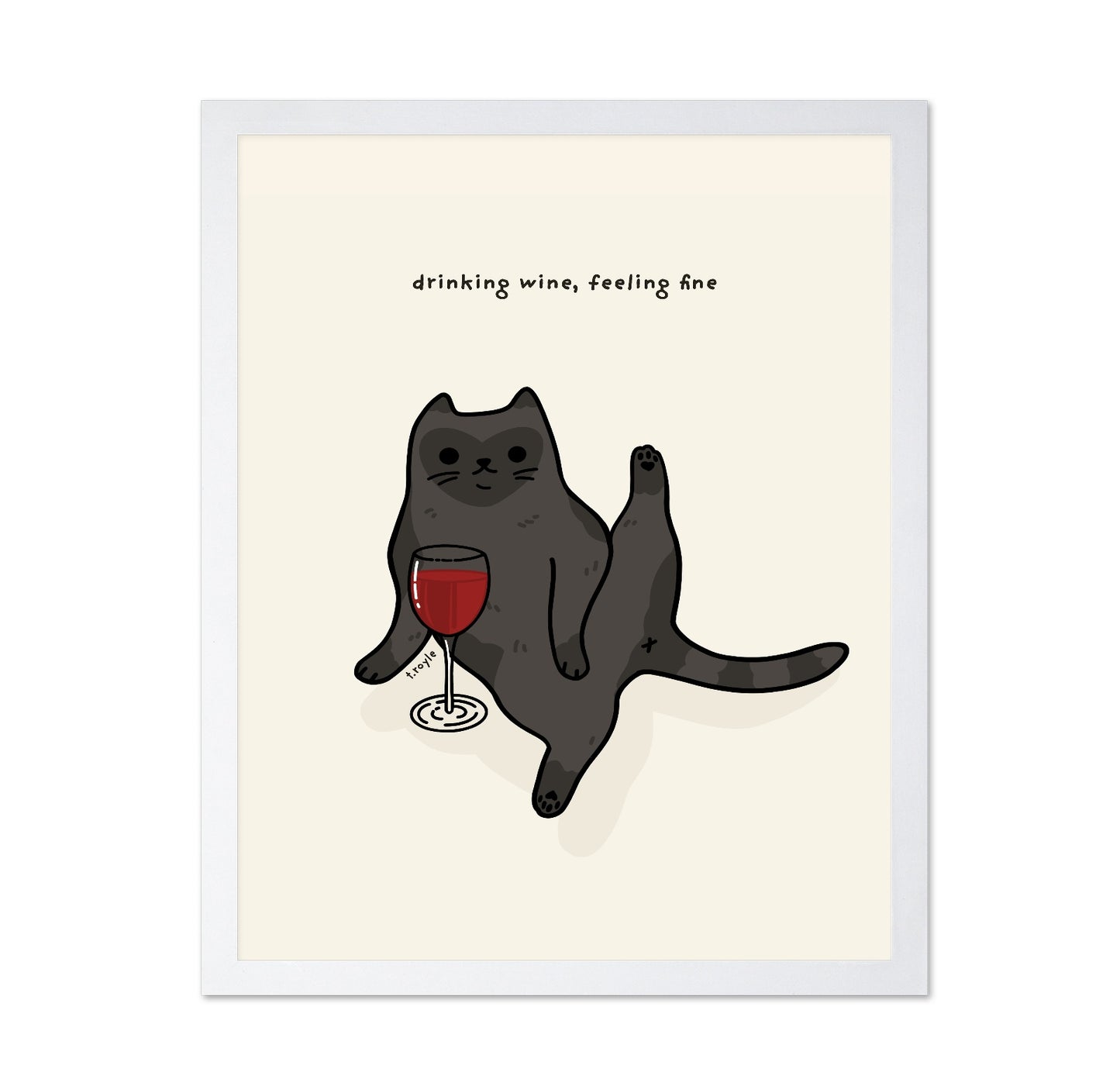 Drinking Wine Feeling Fine