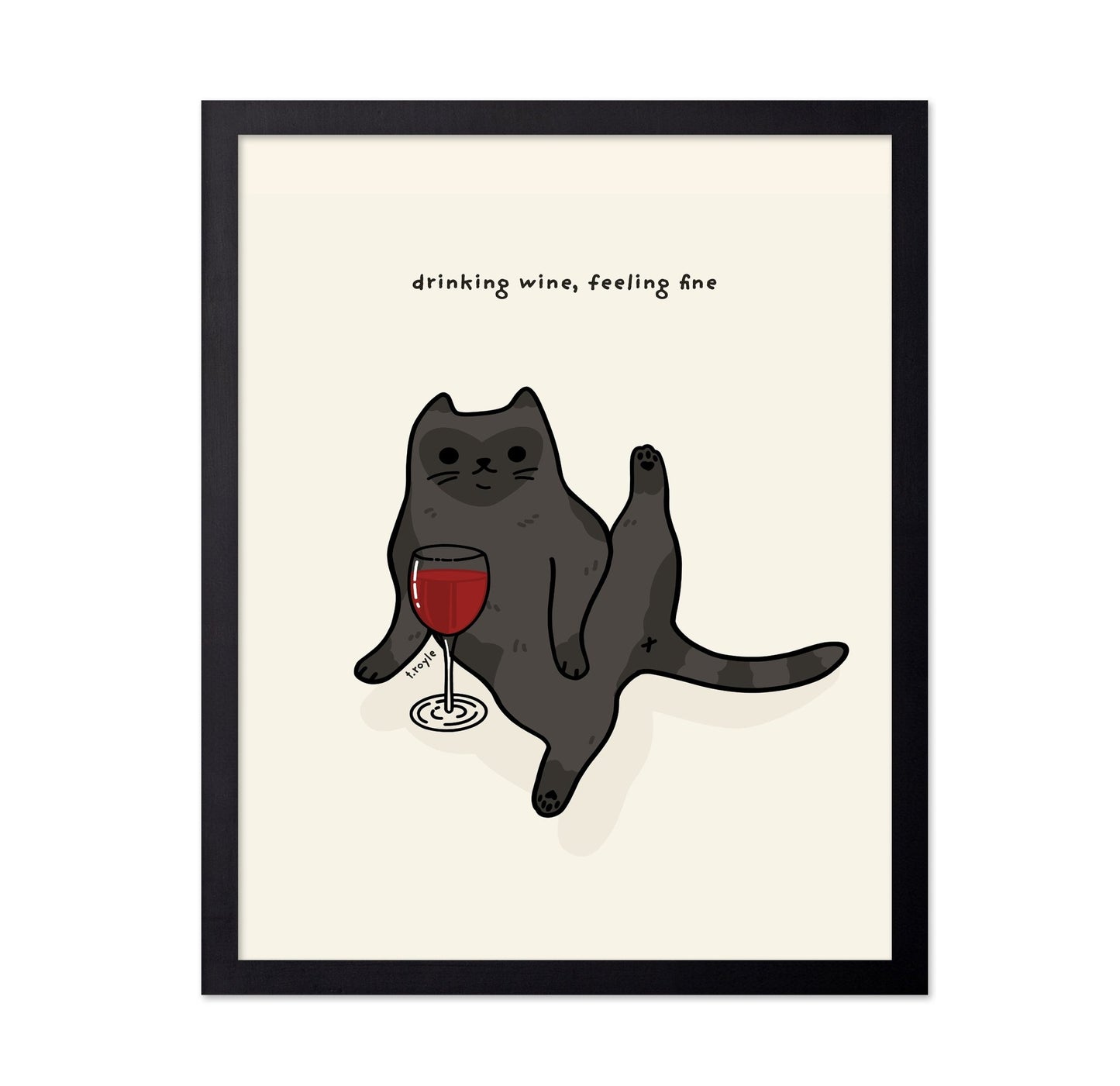 Drinking Wine Feeling Fine