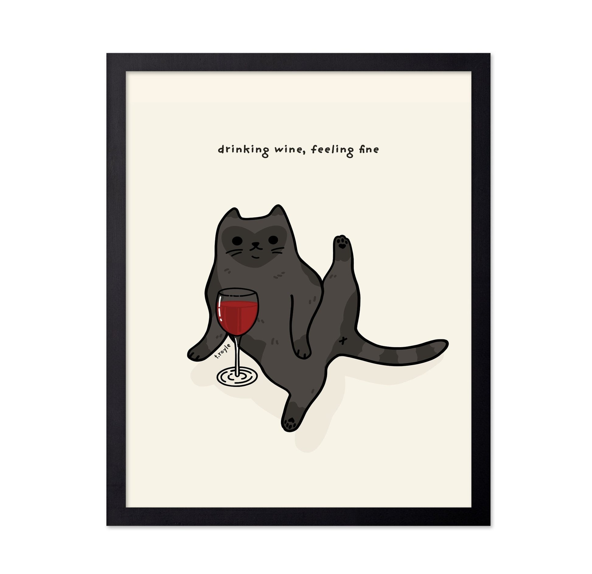 Drinking Wine Feeling Fine