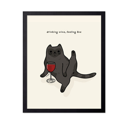 Drinking Wine Feeling Fine