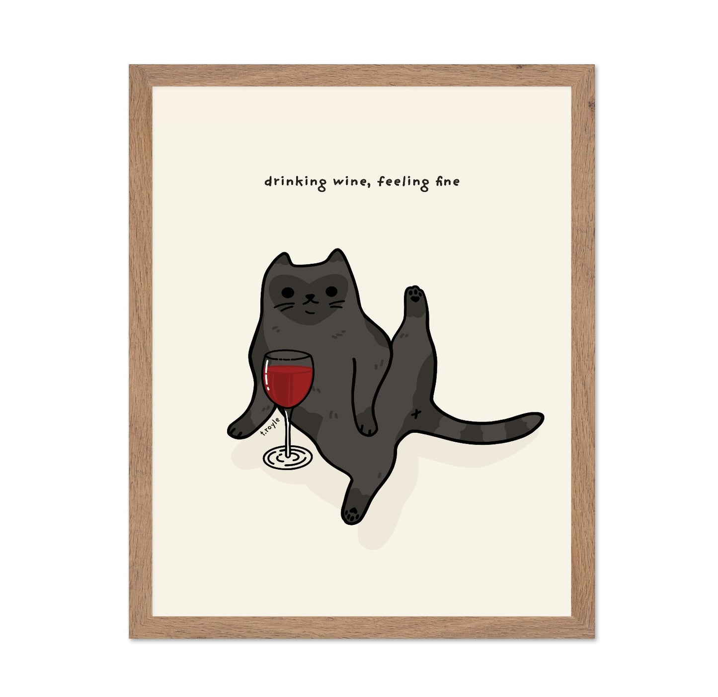 Drinking Wine Feeling Fine