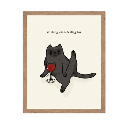 Drinking Wine Feeling Fine