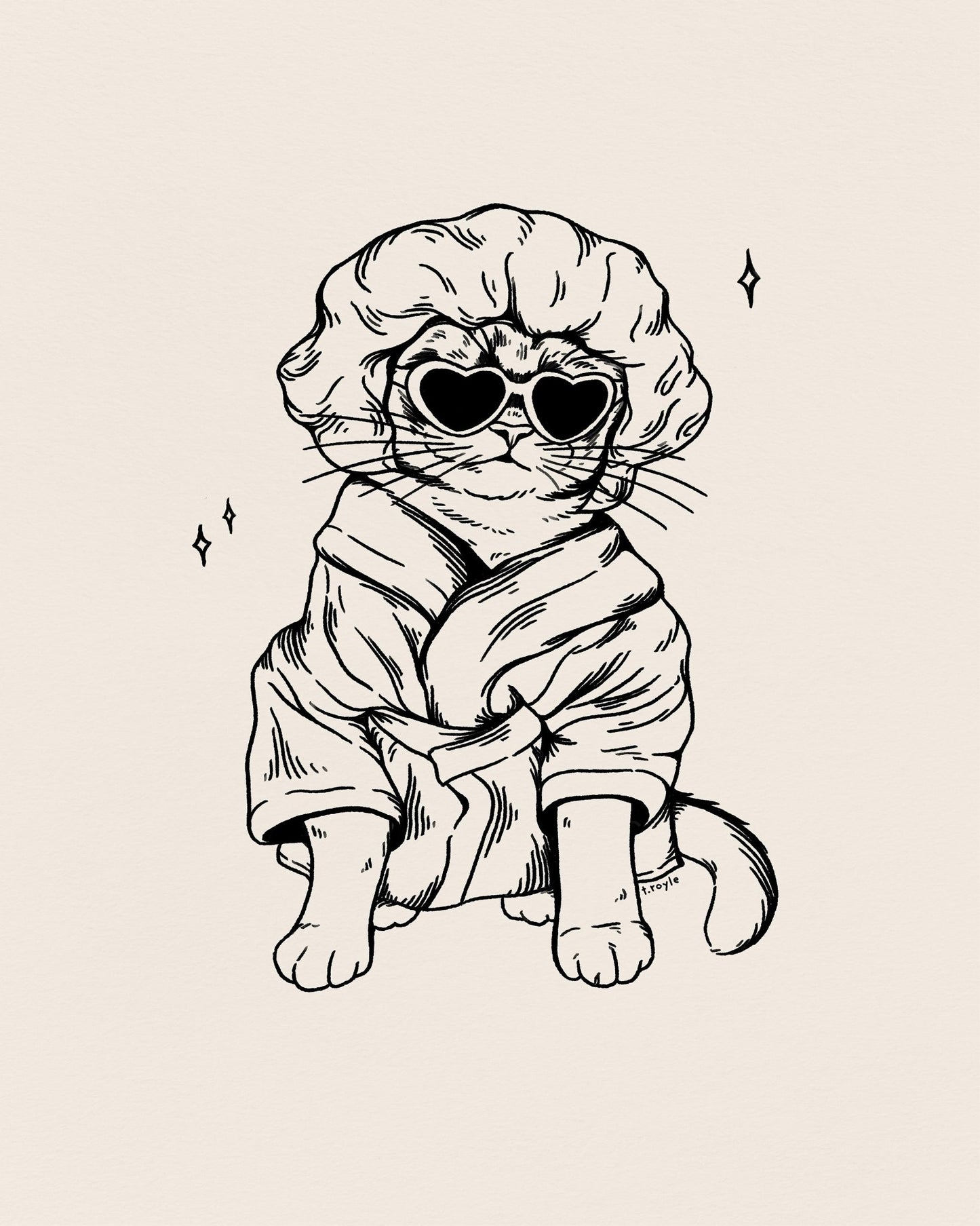 Cozy Cat Robe