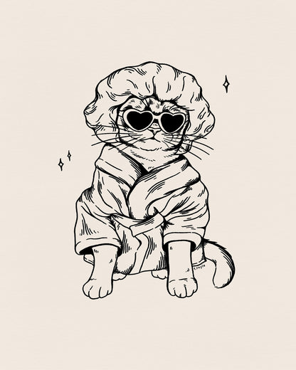 Cozy Cat Robe