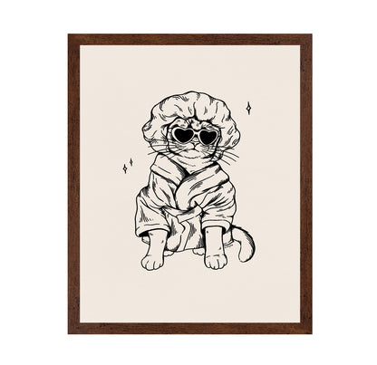 Cozy Cat Robe