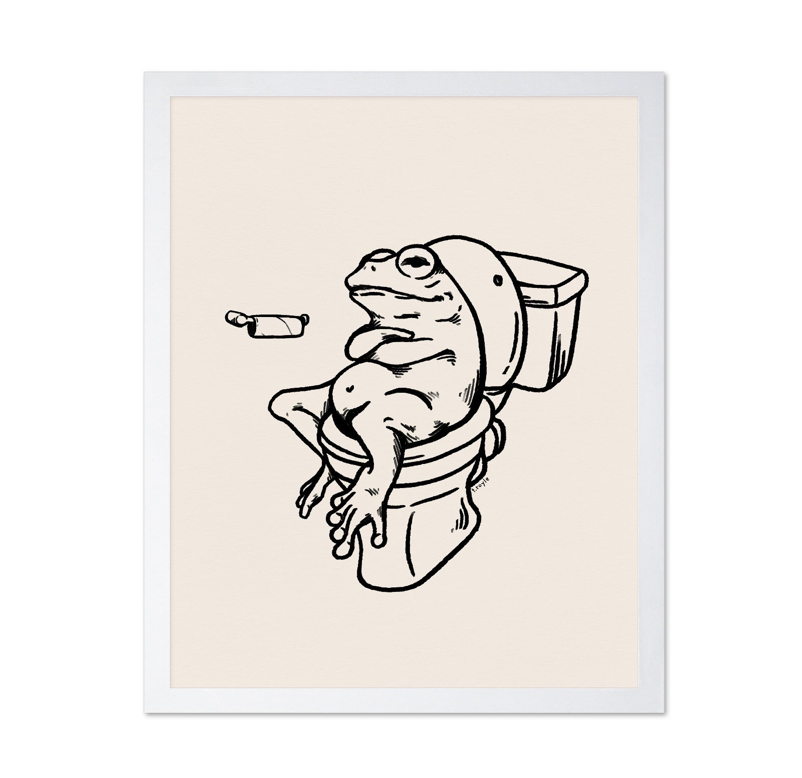 Frog Toilet Relax