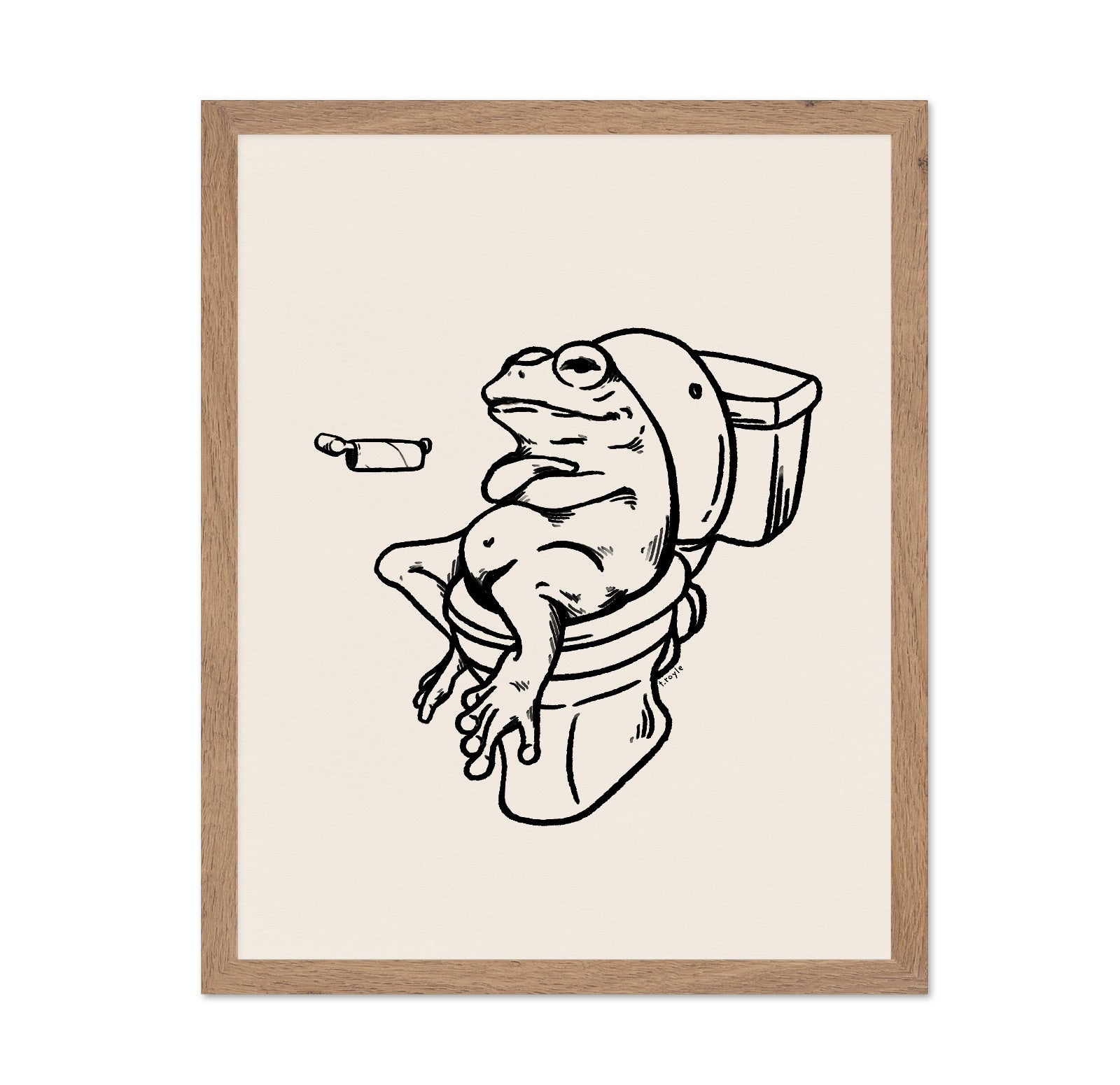Frog Toilet Relax
