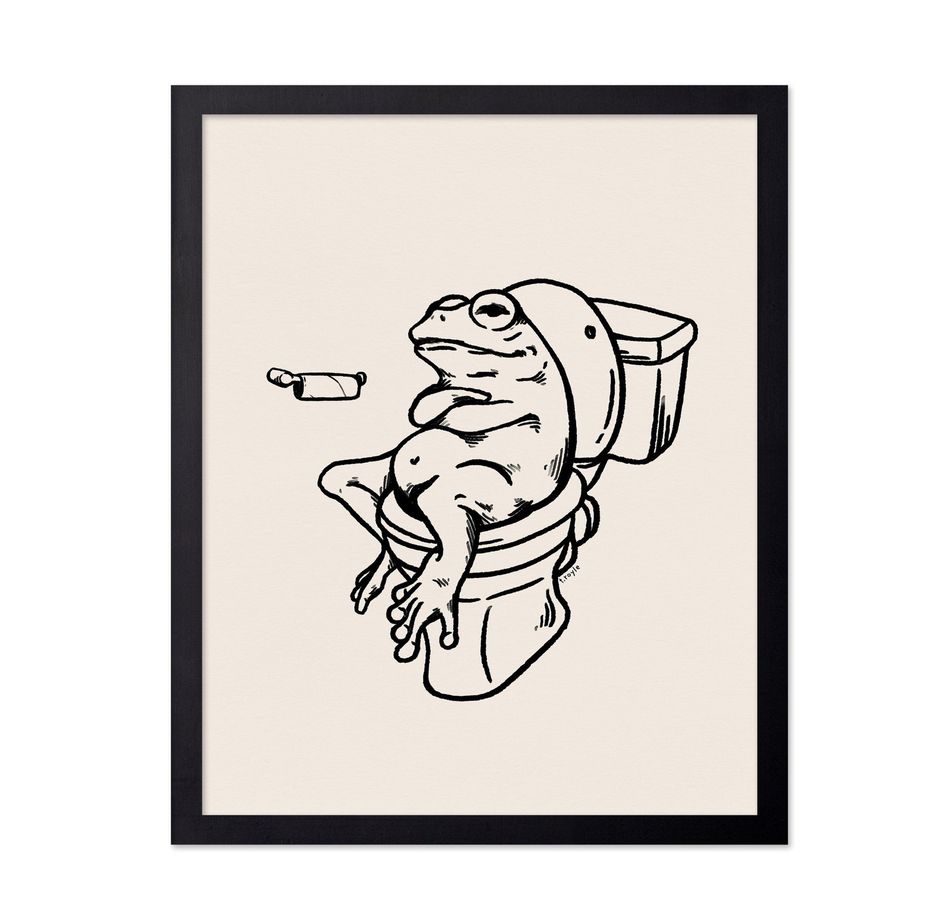 Frog Toilet Relax