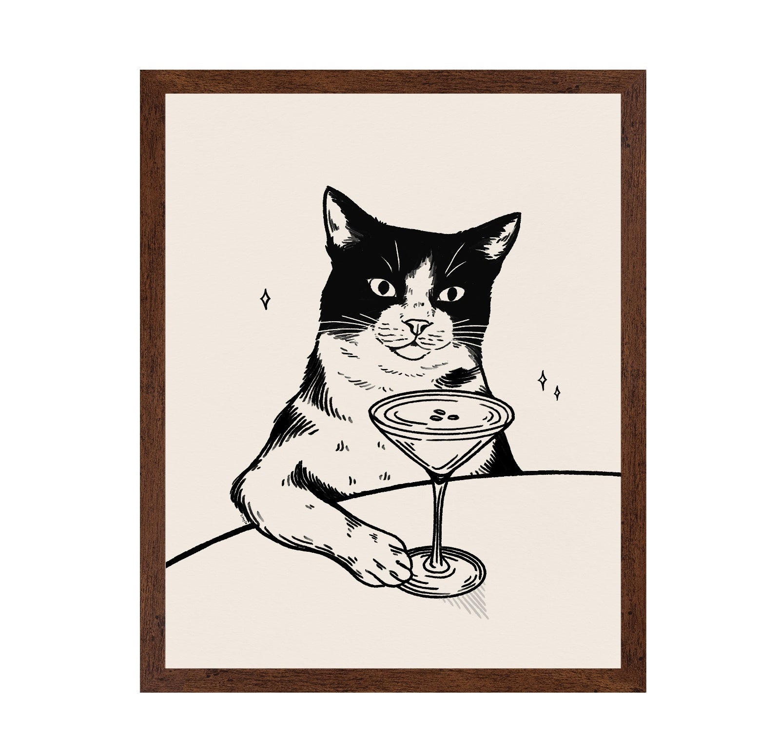 Cat Cocktail Time