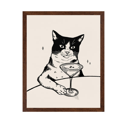 Cat Cocktail Time