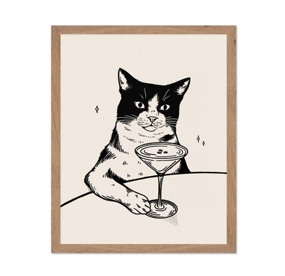Cat Cocktail Time
