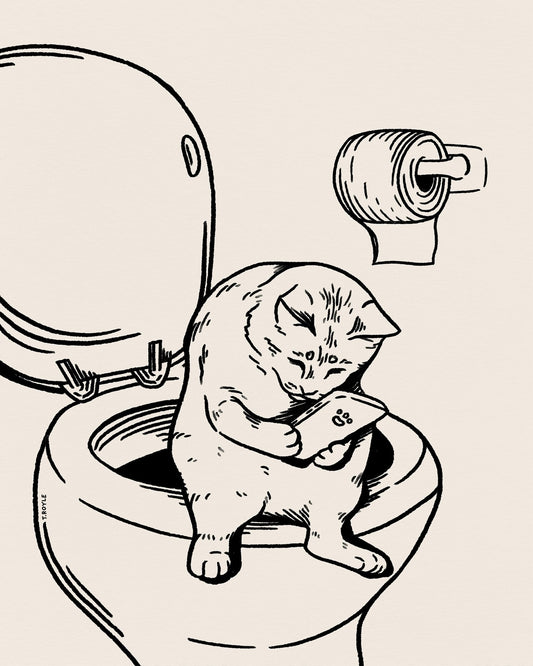 Cat Toilet Phone