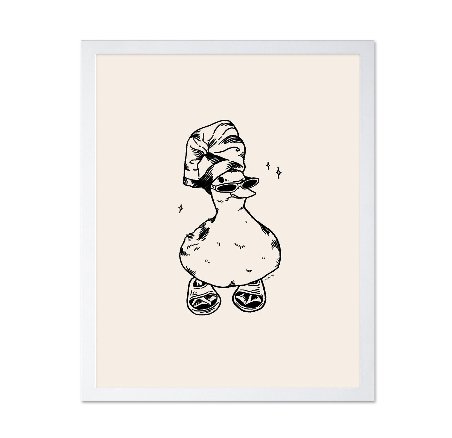 Stylish Duck Pose