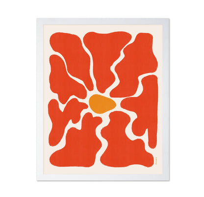 Red Organic Shapes