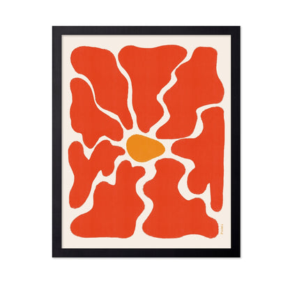 Red Organic Shapes